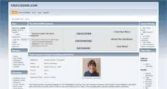 Desktop Screenshot of cruciverb.com