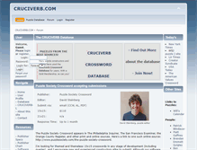 Tablet Screenshot of cruciverb.com